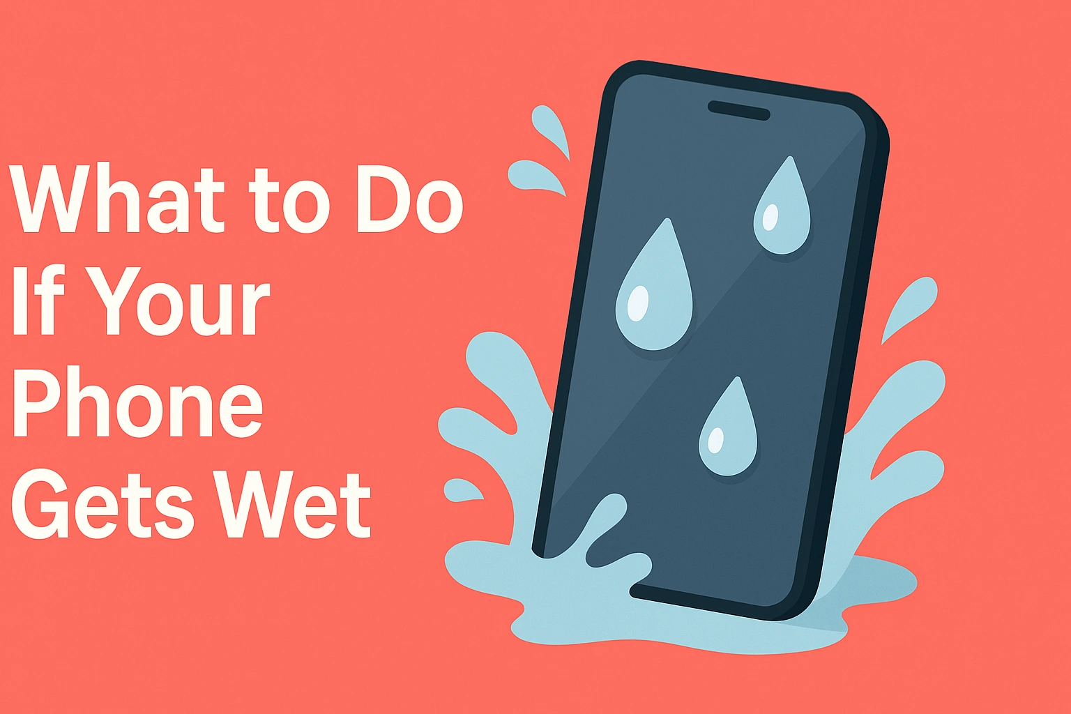 What to Do If Your Phone Gets Wet