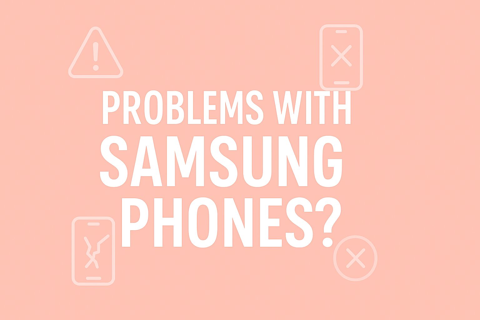ProblemProblems with Samsung Phones?