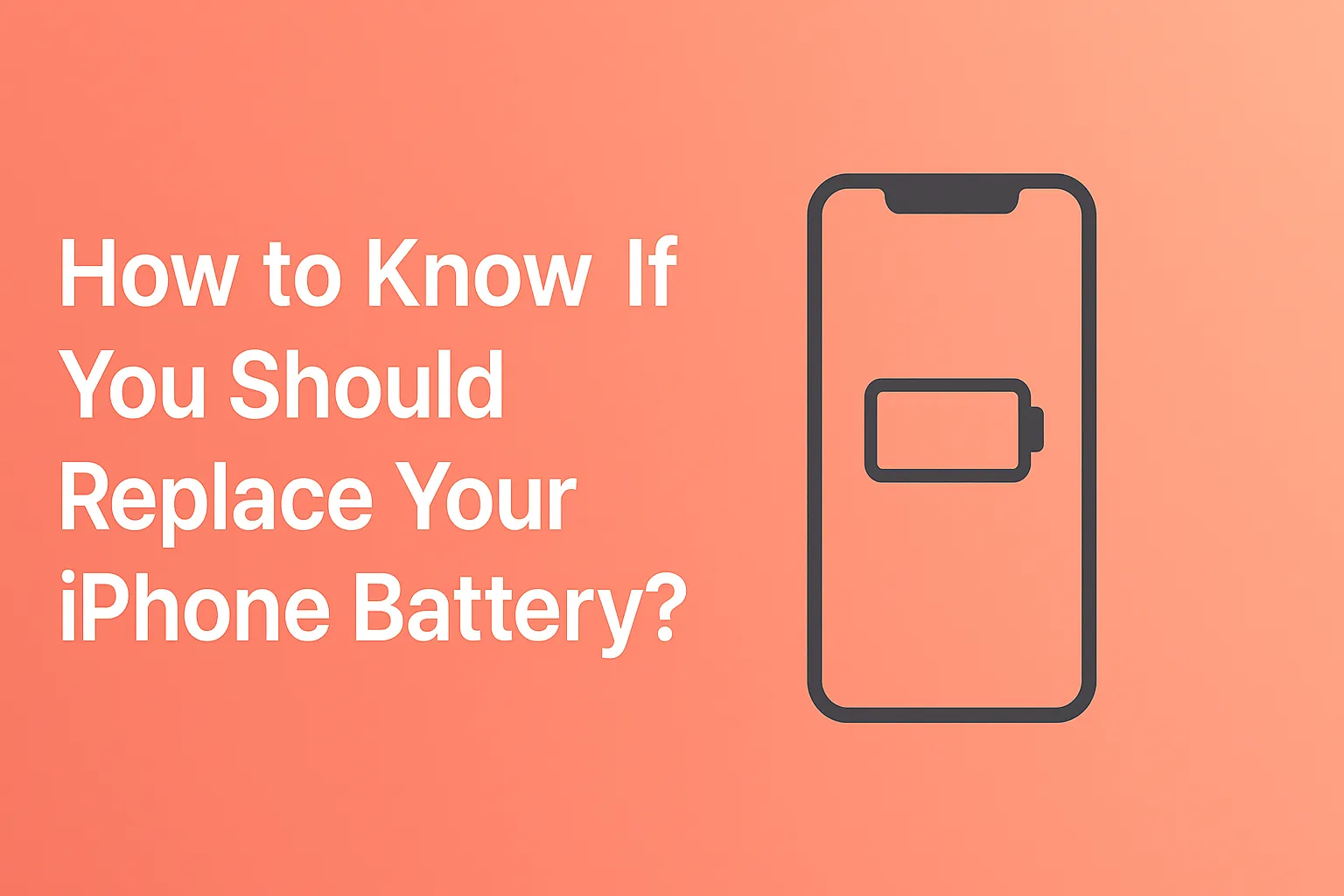 How to Know If You Should Replace Your iPhone Battery?