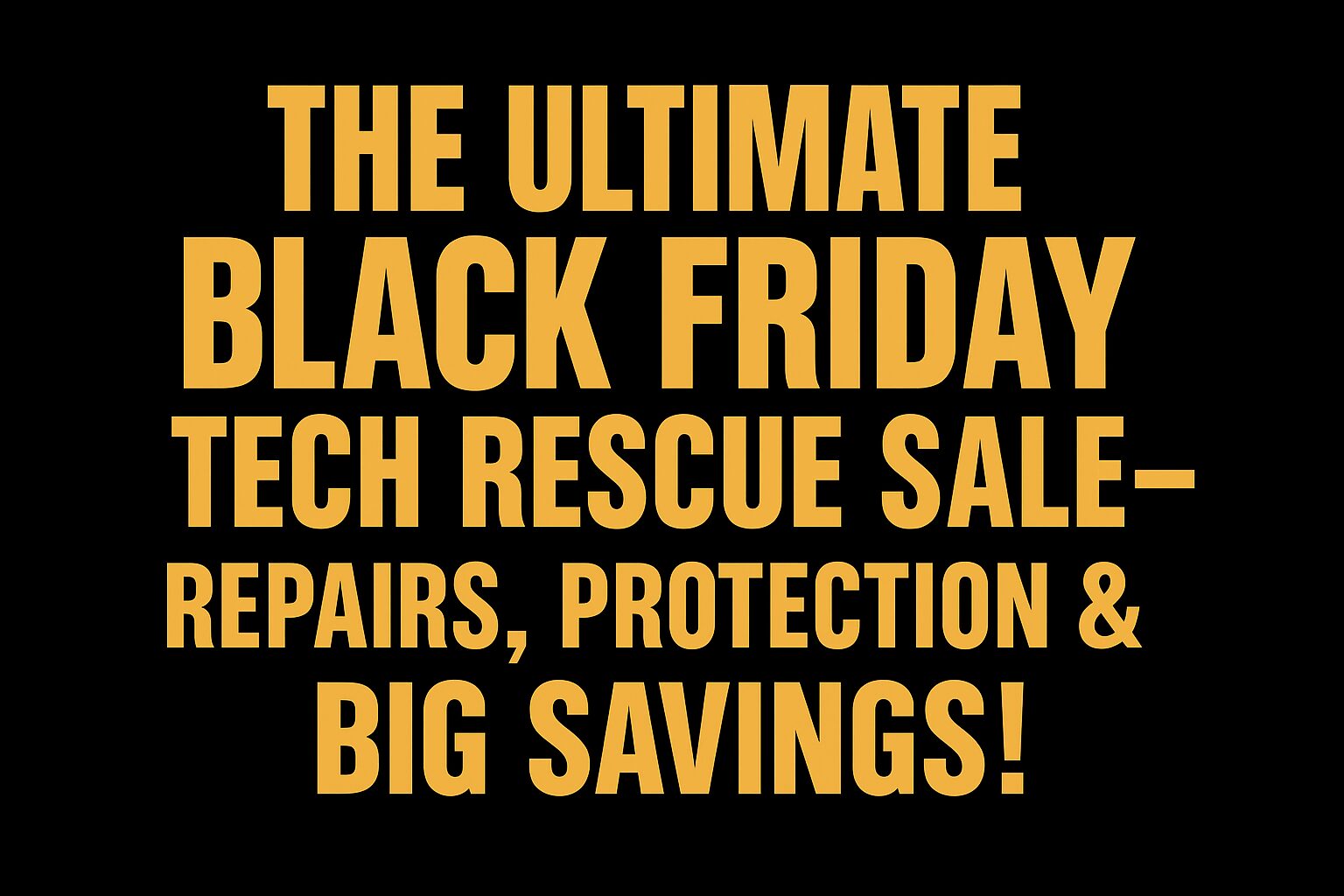 Black Friday Fever Has Arrived at iRepair Zone