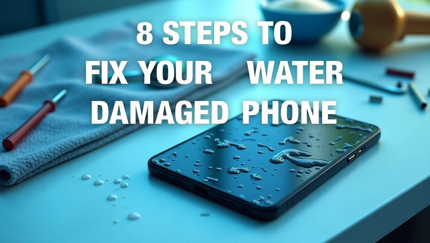 8 Steps to Fix Your Water-Damaged Phone