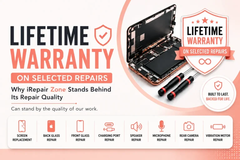 Lifetime Warranty on Selected Repairs – Why iRepair Zone Stands Behind Its Repair Quality