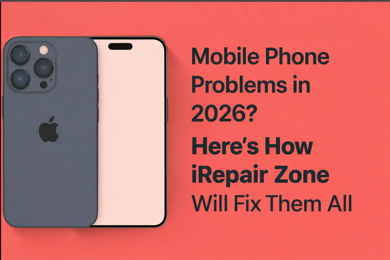 Mobile Phone Problems in 2026? Here’s How iRepair Zone Will Fix Them All