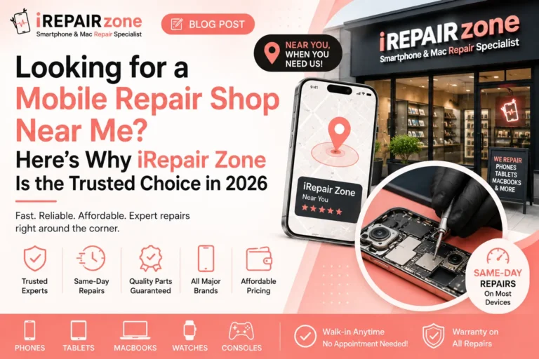 Mobile Repair Shop Near Me | Fast Phone Repairs | iRepair Zone