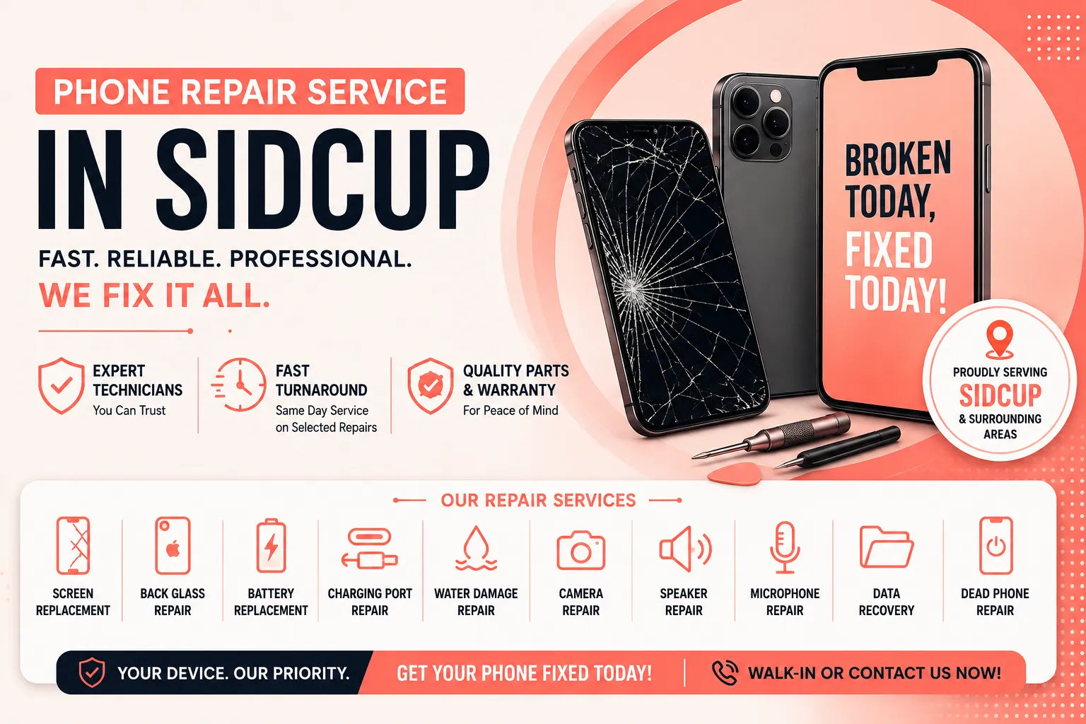 Phone Repair Service in Sidcup
