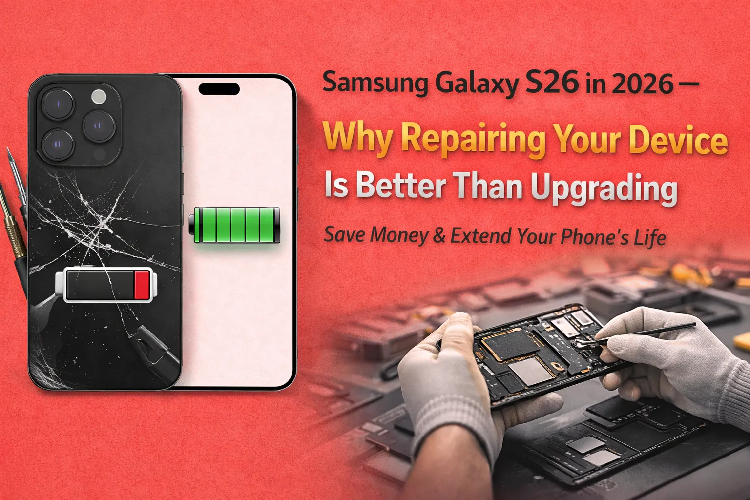 Samsung Galaxy S26 in 2026 – Why Repairing Your Device Is Better Than Upgrading