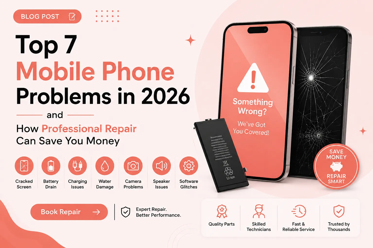 Top 7 Mobile Phone Problems in 2026 and How Professional Repair Can Save You Money