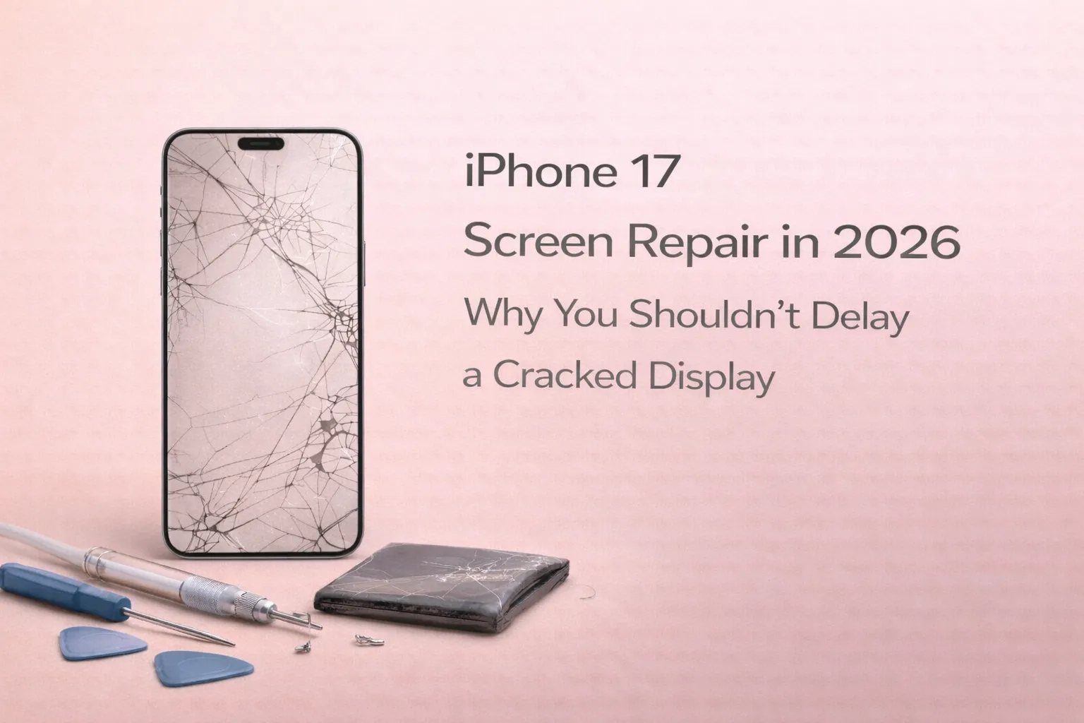 iPhone 17 Screen Repair in 2026 – Why You Shouldn’t Delay a Cracked Display