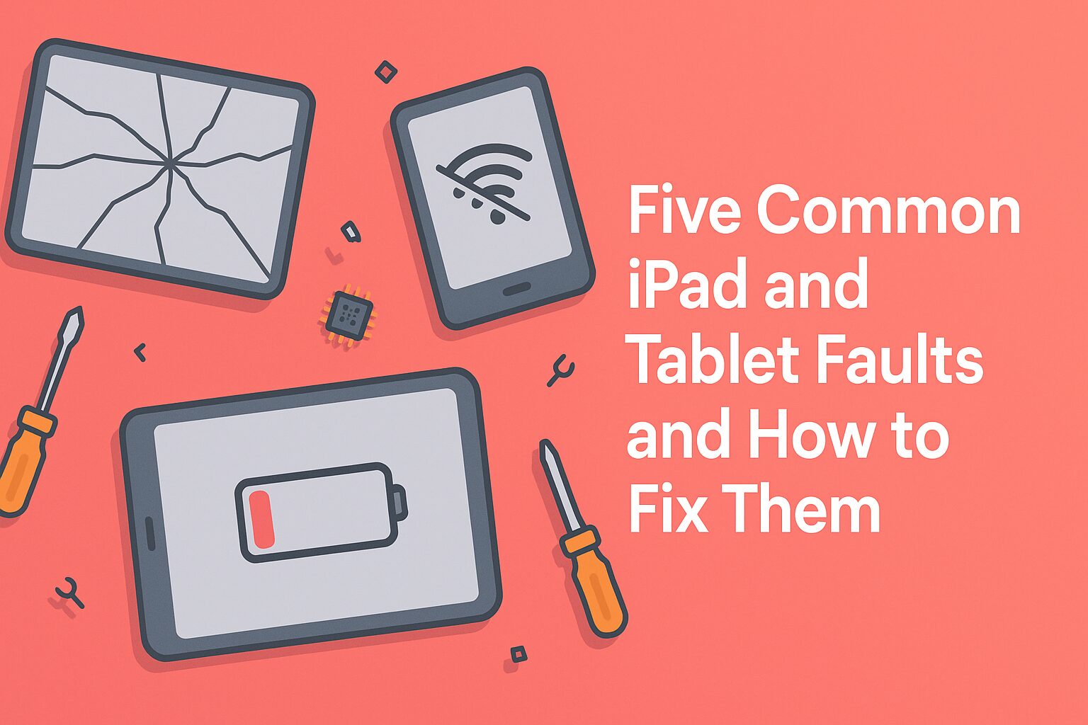 Five Common iPad and Tablet Faults and How to Fix Them