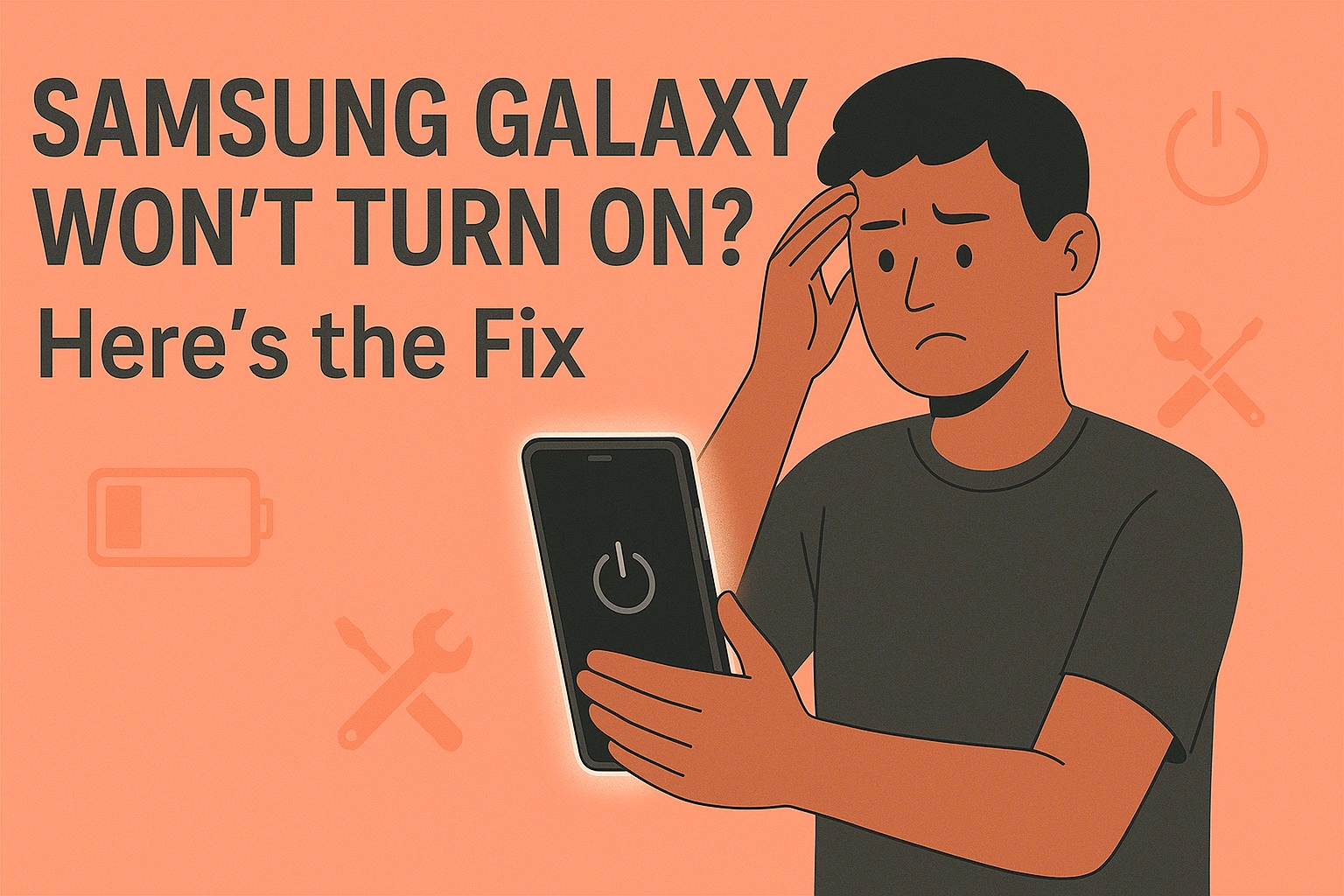 Samsung Galaxy Won’t Turn On? Here’s the Fix